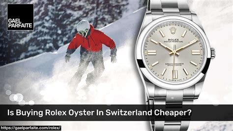 is Rolex cheaper in Switzerland